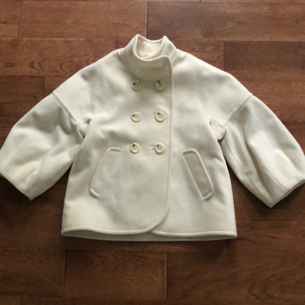 BCBGmaxazria cropped wool pea coat